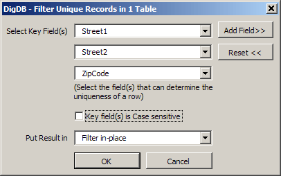 Find & Remove Duplicates - Dedupe Excel Table List