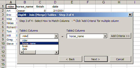 Join Merge Tables Lists By Columns Match In Excel Excel Tips 0053